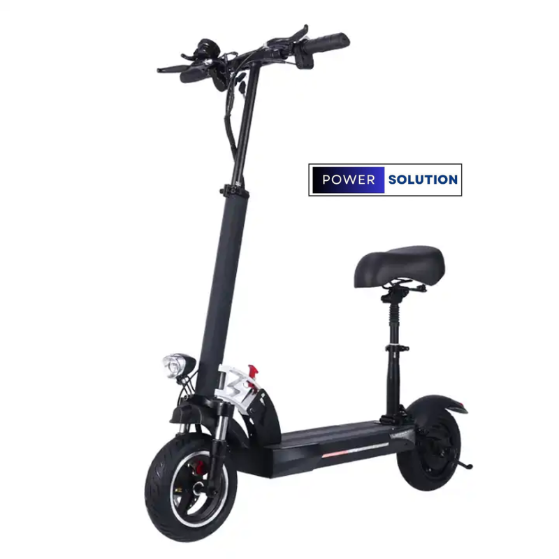 PowerScooter- Foldable Ηλεκτρικό Πατίνι με πτυσσόμενο κάθισμα 45km/h/ 50km Αυτονομία-800W