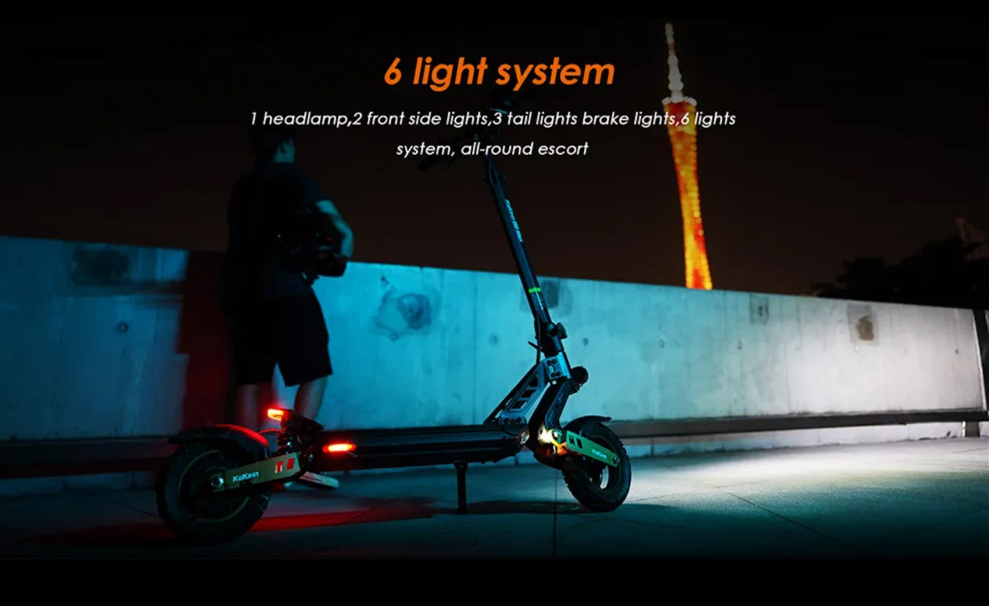 Kukirin G2 Max Αναδιπλούμενο Ηλεκτρικό Πατίνι 55km/h/ 80km Αυτονομία-1000W