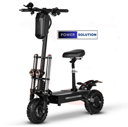 PowerRush- Electric Off-Road Scooter 2x2 (dual drive) με πτυσσόμενο κάθισμα-85 km/h/ 100km Αυτονομία-6000W